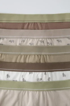 6-14 ANOS / PACK CINCO BOXERS ESTAMPADOS ANIMAIS-ZARA New