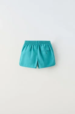 6-14 ANOS/ BERMUDAS DE BANHO LISAS SALMON RIVER-ZARA Store