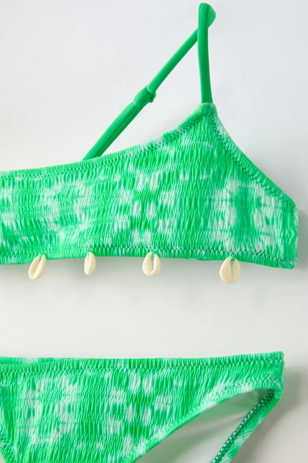 6-14 ANOS/ BIQUÍNI ASSIMÉTRICO TEXTURA CONCHAS-ZARA Store