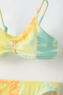 6-14 ANOS/ BIQUÍNI TEXTURA TIE DYE CONCHAS-ZARA Best Sale