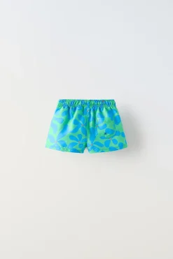 2-6 ANOS/ CALÇÕES DE BANHO ESTAMPADOS COM FLOR-ZARA Best