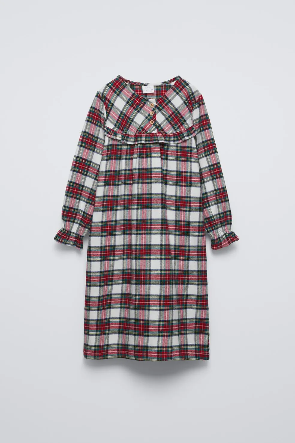 6-14 ANOS/ CAMISÃO DE FLANELA AOS QUADRADOS-ZARA Sale