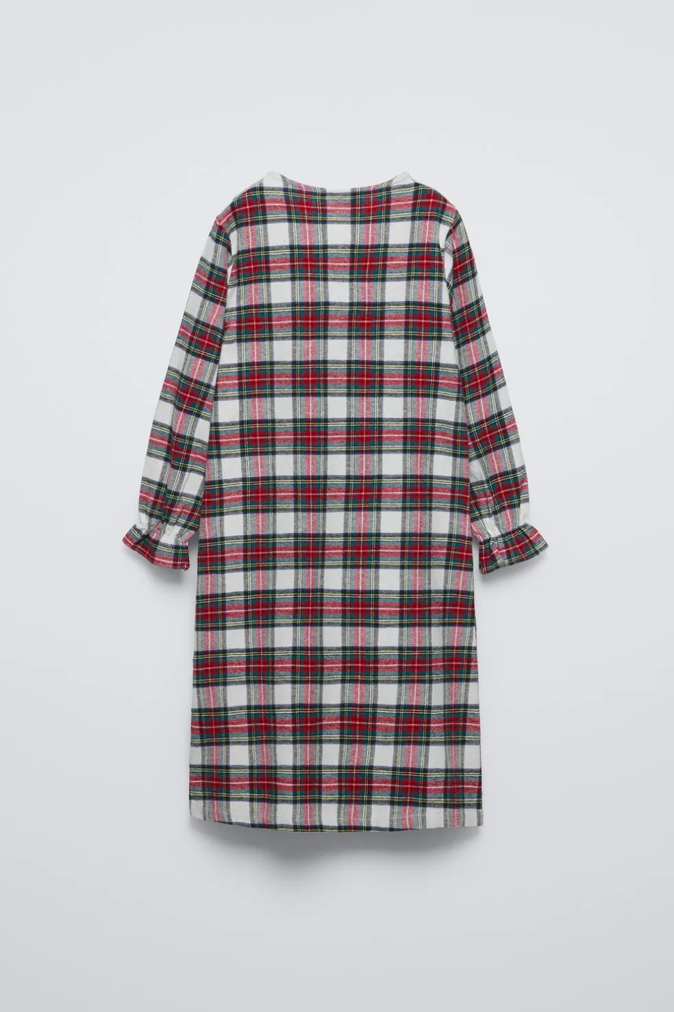 6-14 ANOS/ CAMISÃO DE FLANELA AOS QUADRADOS-ZARA Sale
