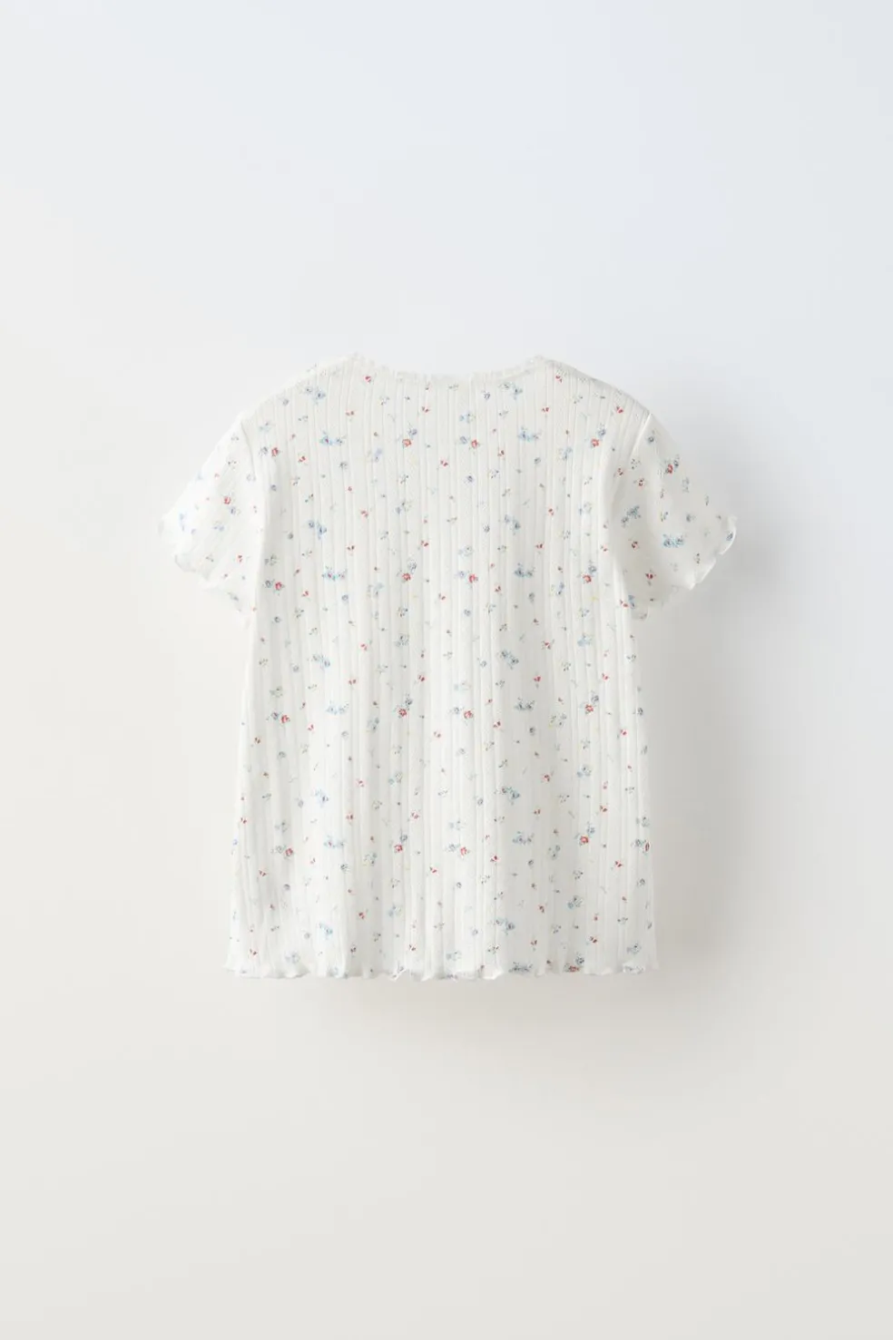6-14 ANOS/ CONJUNTO COM RENDILHADO DE FLORZINHAS-ZARA New