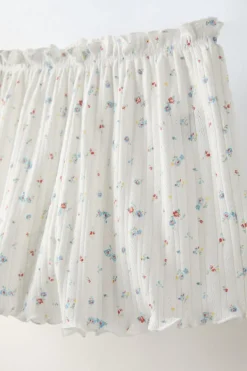 6-14 ANOS/ CONJUNTO COM RENDILHADO DE FLORZINHAS-ZARA New