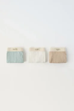 6-14 ANOS/ CONJUNTO DE TRÊS BOXERS COM ETIQUETA-ZARA Flash Sale