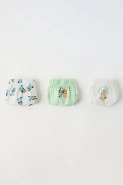 2-6 ANOS/ CONJUNTO DE TRÊS CUECAS BLUEY © LUDO STUDIO-ZARA Best