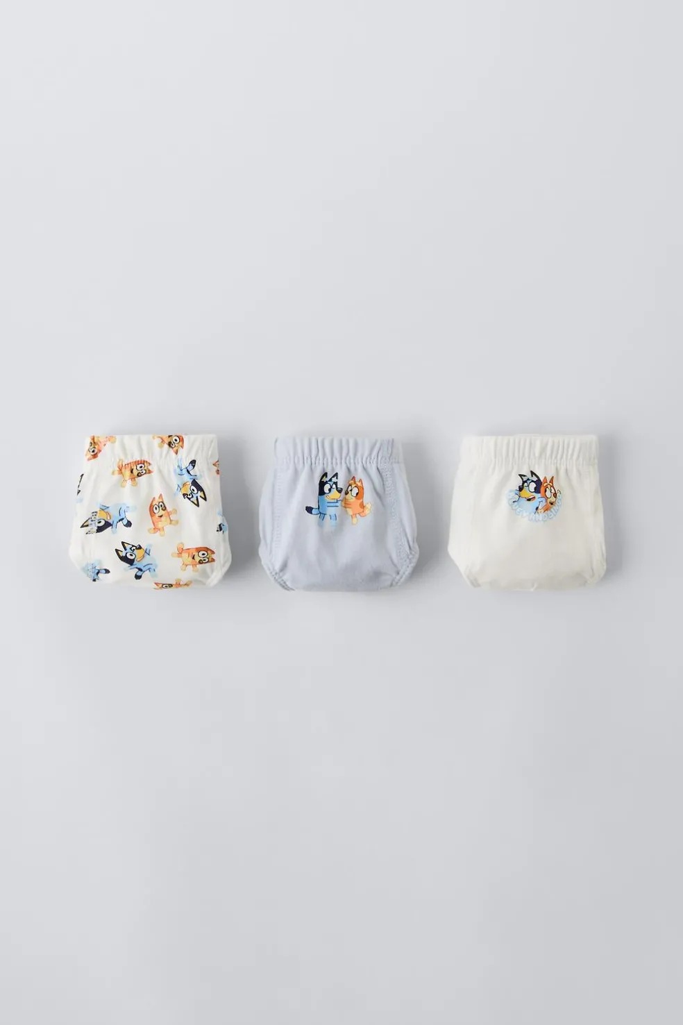2-6 ANOS/ CONJUNTO DE TRÊS CUECAS BLUEY © LUDO STUDIO-ZARA Shop