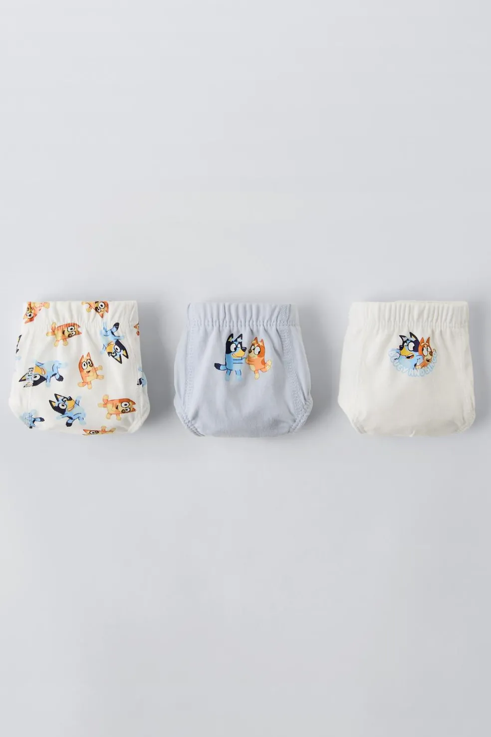 2-6 ANOS/ CONJUNTO DE TRÊS CUECAS BLUEY © LUDO STUDIO-ZARA Shop
