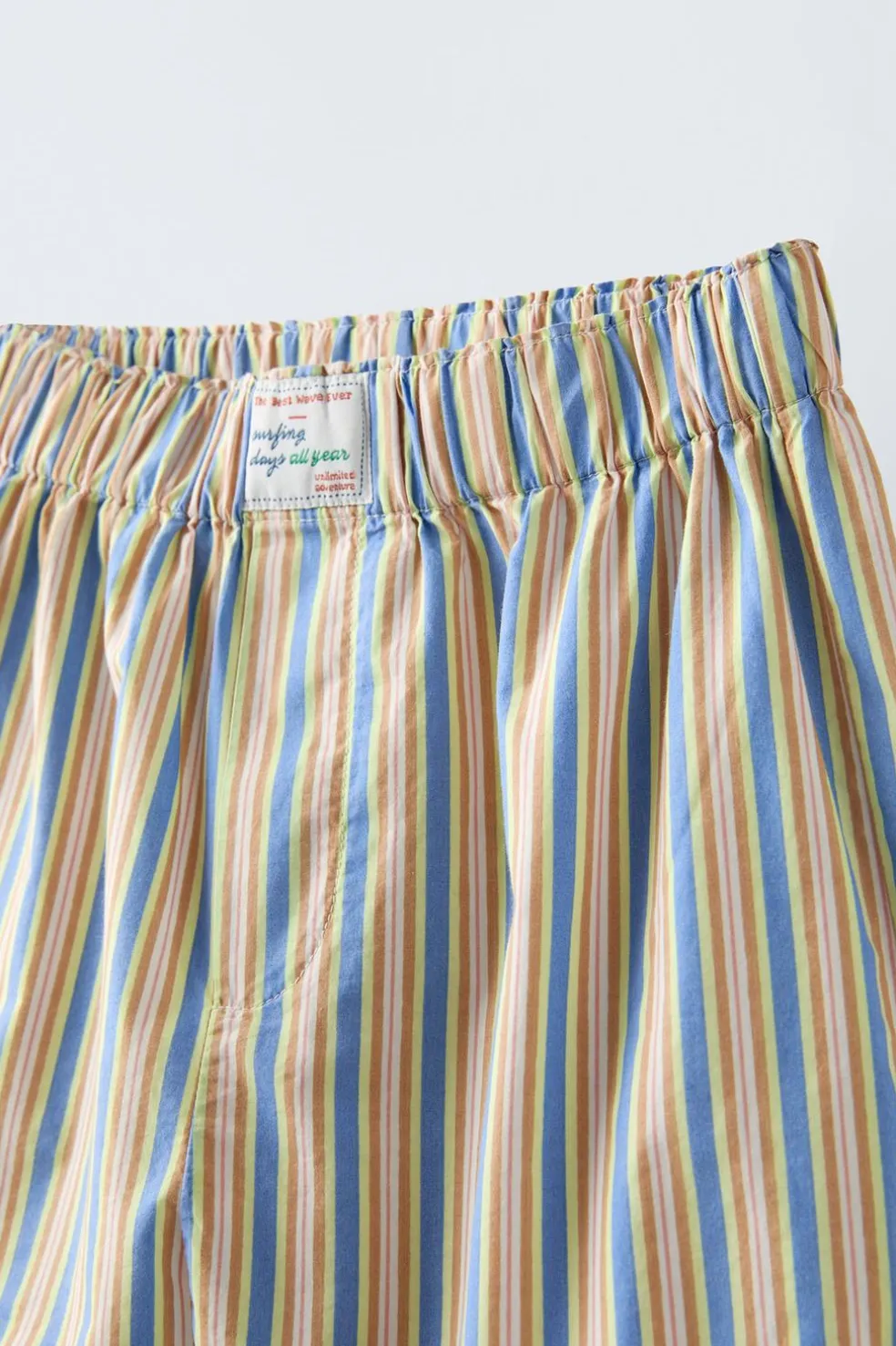 6-14 ANOS/ CONJUNTO DE T-SHIRT E CALÇÕES BERMUDA ÀS RISCAS-ZARA Discount