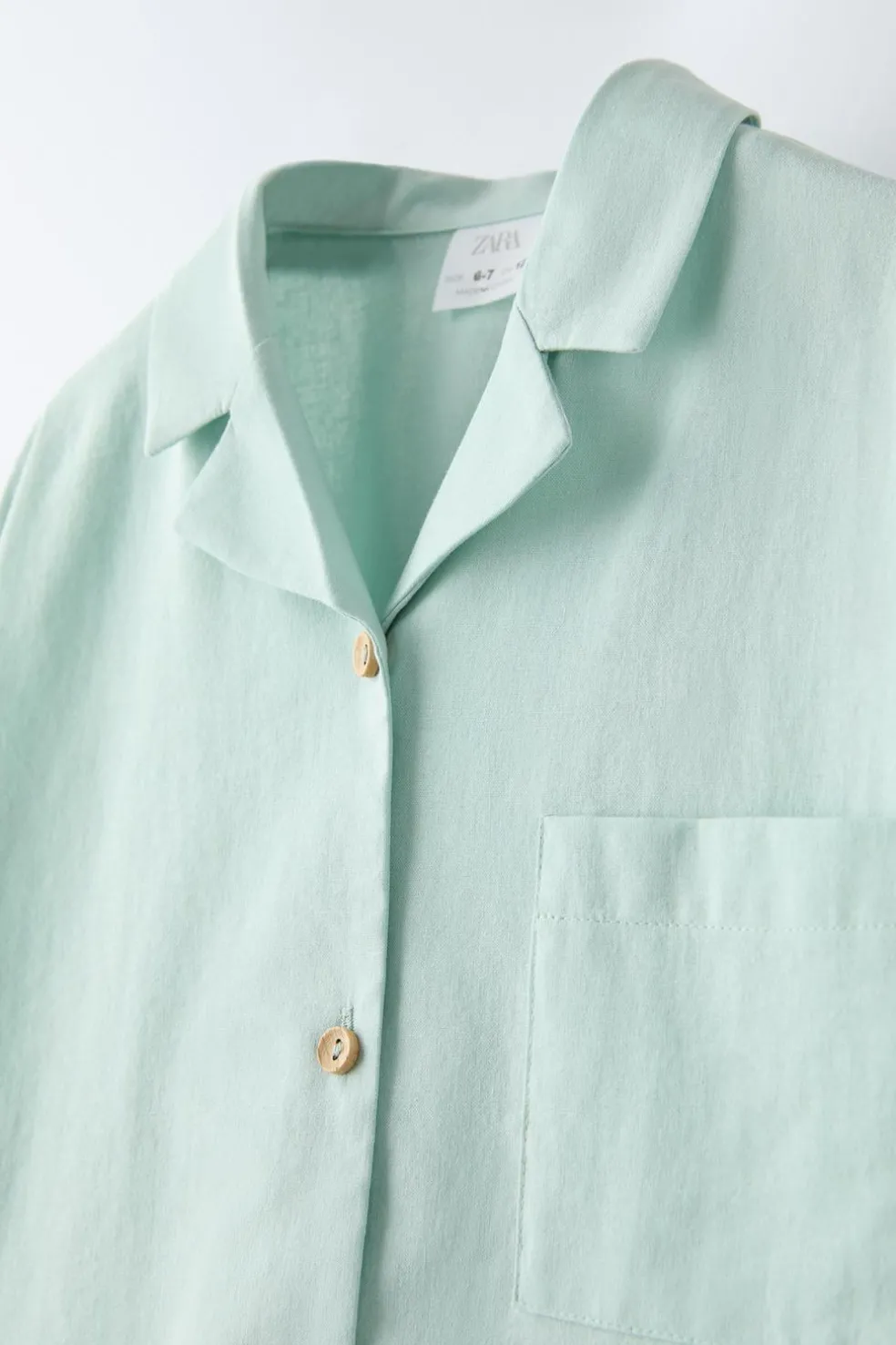 6-14 ANOS/ CONJUNTO LISO COM ETIQUETA-ZARA Flash Sale