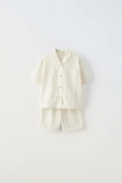 3-6 ANOS/ CONJUNTO ÀS RISCAS-ZARA Fashion