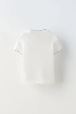 6-14 ANOS/ CONJUNTO ÀS RISCAS COM FLORES-ZARA Clearance