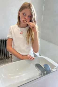 6-14 ANOS/ CONJUNTO ÀS RISCAS COM FLORES-ZARA Clearance