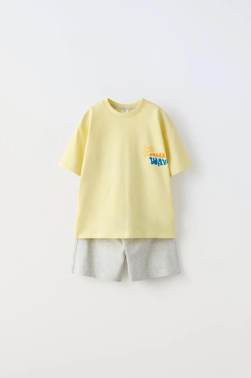 6-14 ANOS/ CONJUNTO WAVES T-SHIRT E BERMUDA-ZARA Shop