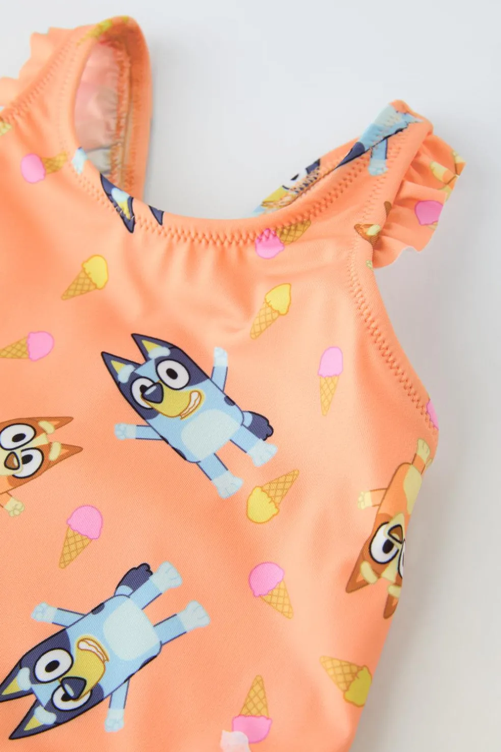 2-6 ANOS/ FATO DE BANHO COM FOLHOS BLUEY © STUDIO-ZARA Hot