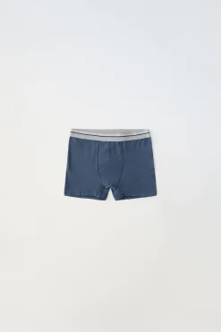 6-14 ANOS/ PACK CINCO BOXERS ÀS RISCAS-ZARA Hot