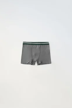 6-14 ANOS/ PACK CINCO BOXERS ÀS RISCAS-ZARA Hot