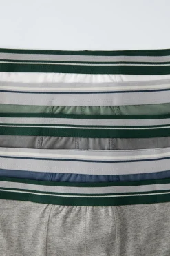 3-6 ANOS/ PACK CINCO BOXERS ÀS RISCAS-ZARA Clearance