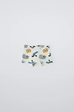 3-6 ANOS/ PACK DE CINCO BOXERS ANIMAIS-ZARA Sale