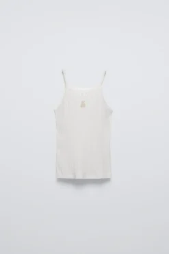 2-6 ANOS/ PACK DE DUAS CAMISOLAS COM PONTO DE RELEVADO COM URSINHOS-ZARA Shop
