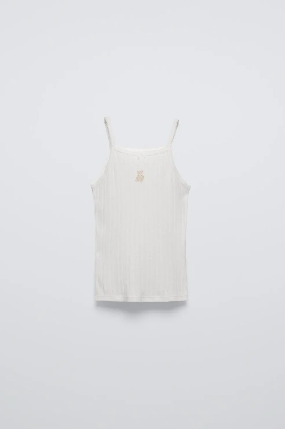 2-6 ANOS/ PACK DE DUAS CAMISOLAS COM PONTO DE RELEVADO COM URSINHOS-ZARA Shop