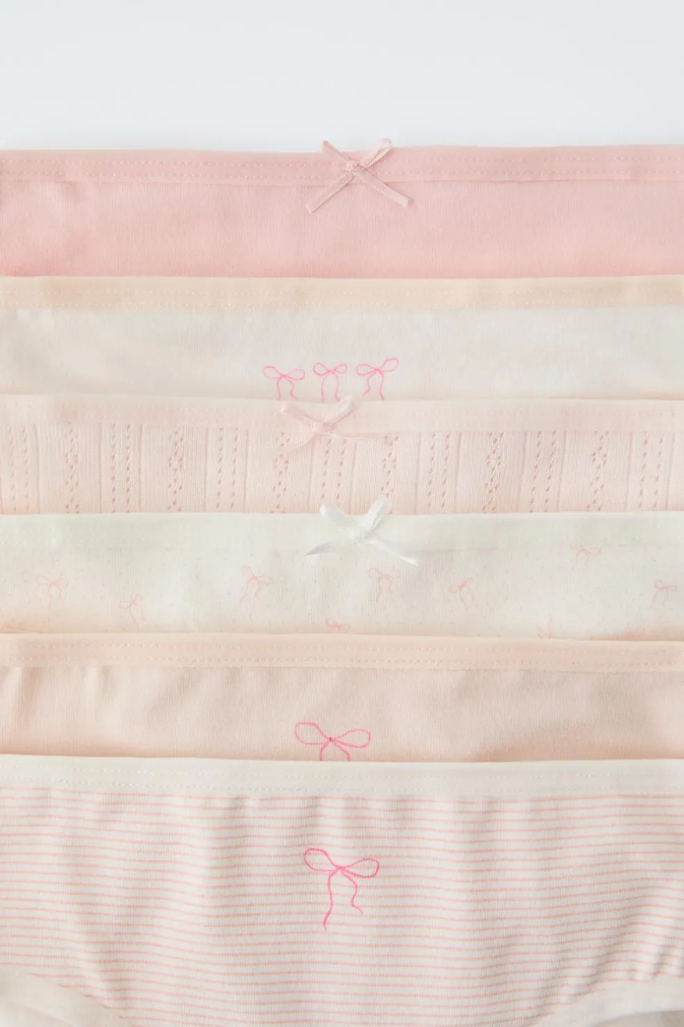 2-6 ANOS/ PACK DE SEIS CUECAS LACINHOS-ZARA Best Sale