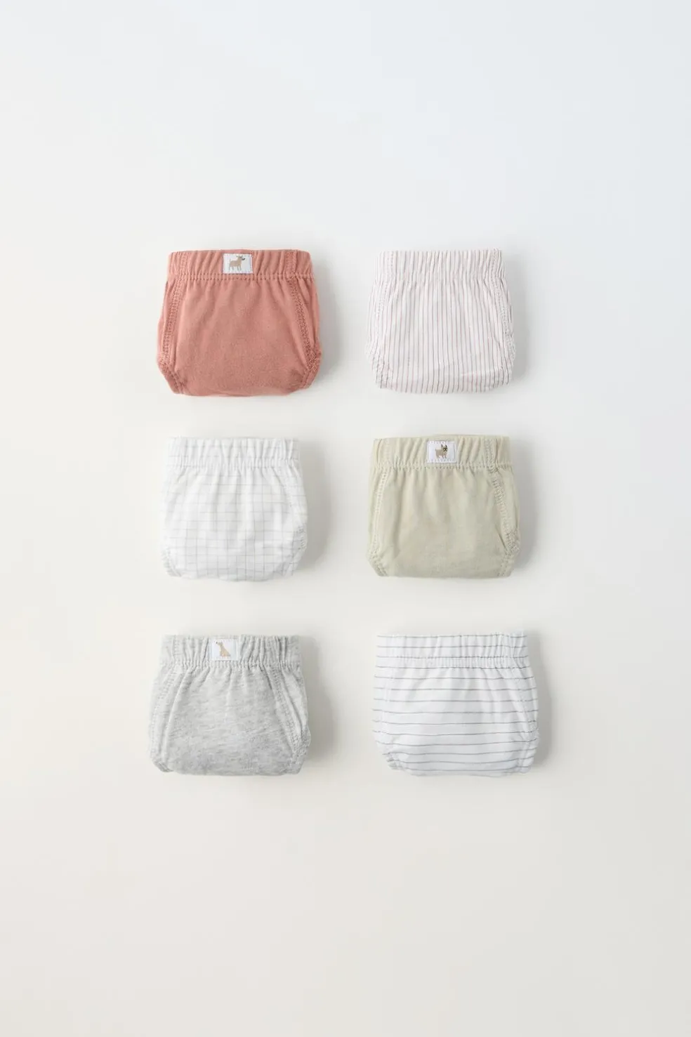 2-6 ANOS/ PACK DE SEIS CUECAS AOS QUADRADOS E ÀS RISCAS-ZARA Discount