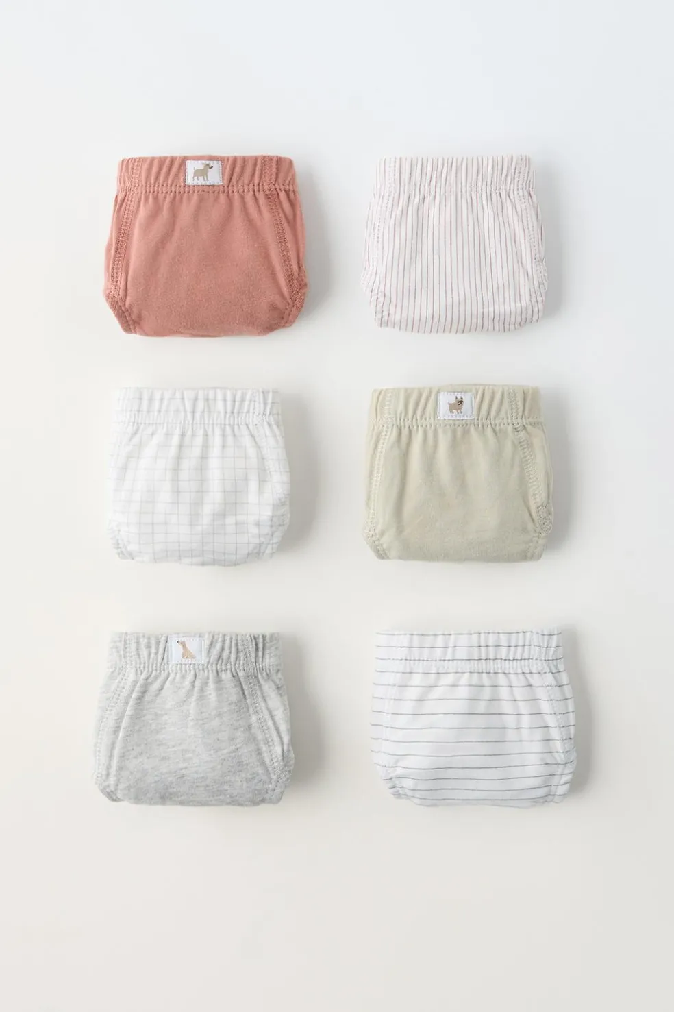 2-6 ANOS/ PACK DE SEIS CUECAS AOS QUADRADOS E ÀS RISCAS-ZARA Discount