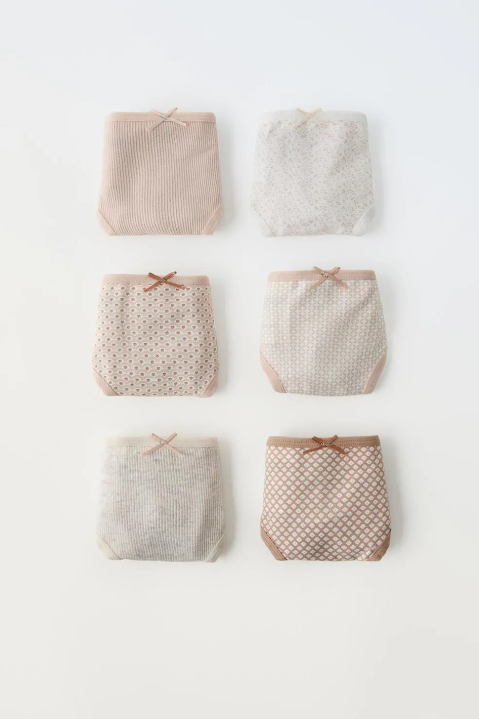 2-6 ANOS/ PACK DE SEIS CUECAS-ZARA Clearance