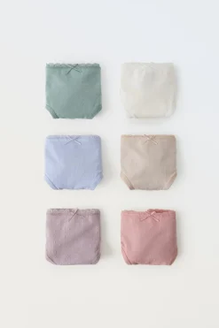 6-14 ANOS/ PACK DE SEIS CUECAS ESTRUTURA-ZARA Cheap