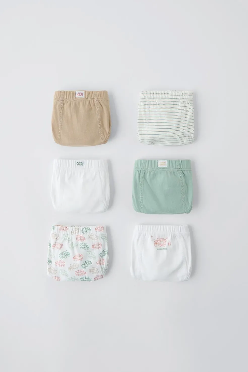 2-6 ANOS/ PACK DE SEIS CUECAS SAFARI-ZARA Store