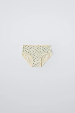 2-6 ANOS/ PACK DE SEIS CUECAS COM FLORES-ZARA Outlet