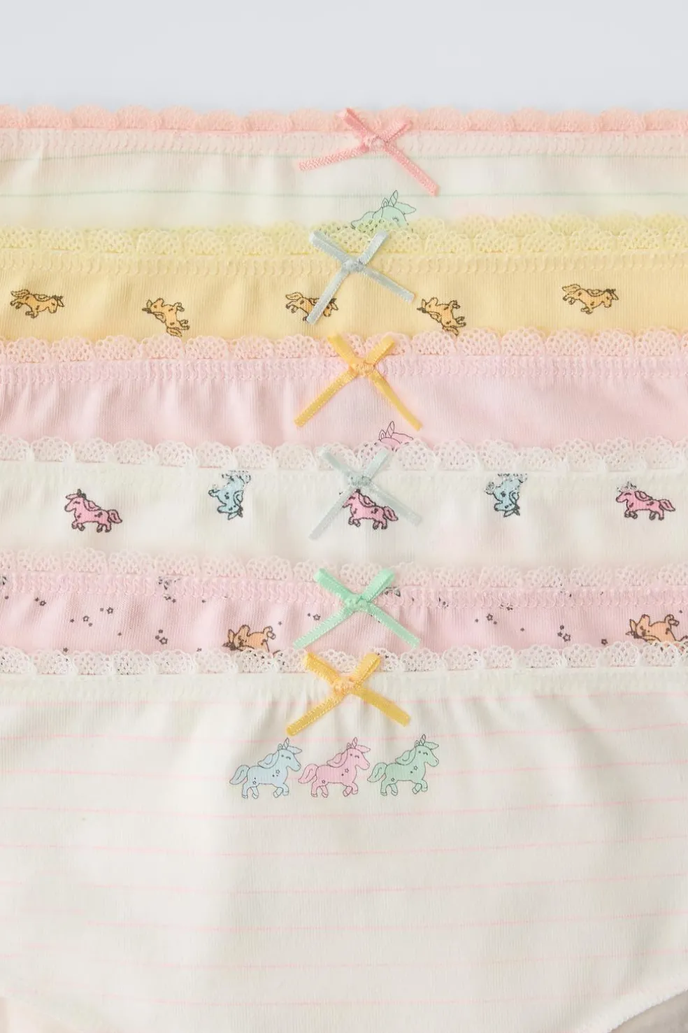 2-6 ANOS/ PACK DE SEIS CUECAS COM UNICÓRNIOS-ZARA Cheap