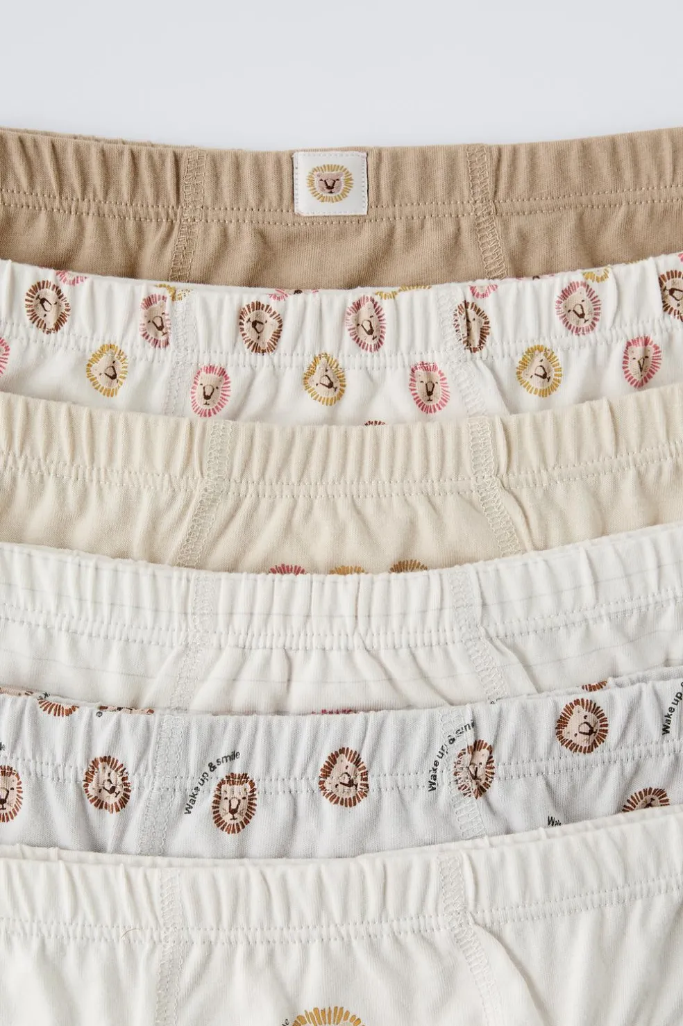 2-6 ANOS/ PACK DE SEIS CUECAS COM LEÕES-ZARA Fashion