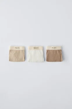 3-6 ANOS/ PACK DE TRÊS BOXERS RIB COM ETIQUETA-ZARA Sale