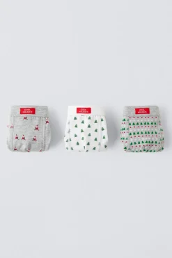 3-6 ANOS/ PACK DE TRÊS BOXERS ESTAMPADOS-ZARA Online