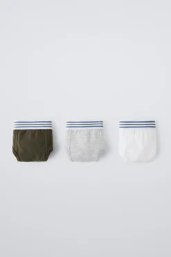 6-14 ANOS/ PACK DE TRÊS CUECAS ÀS RISCAS-ZARA Outlet