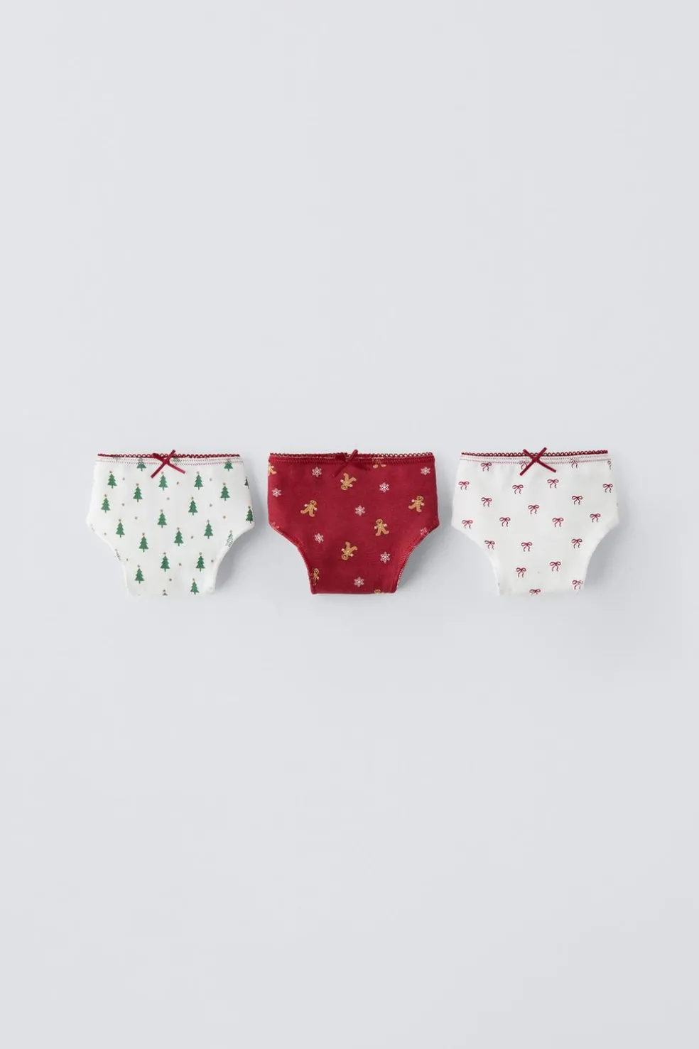 2-6 ANOS/ PACK DE TRÊS CUECAS ESTAMPADAS-ZARA Fashion