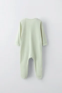 0-1 ANOS/ PACK DOIS PIJAMAS INTEIROS MAÇÃS-ZARA New