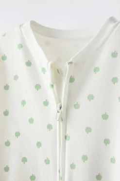 0-1 ANOS/ PACK DOIS PIJAMAS INTEIROS MAÇÃS-ZARA New