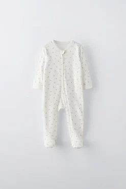 0-1 ANOS/ PACK DOIS PIJAMAS INTEIROS FLORES-ZARA Store