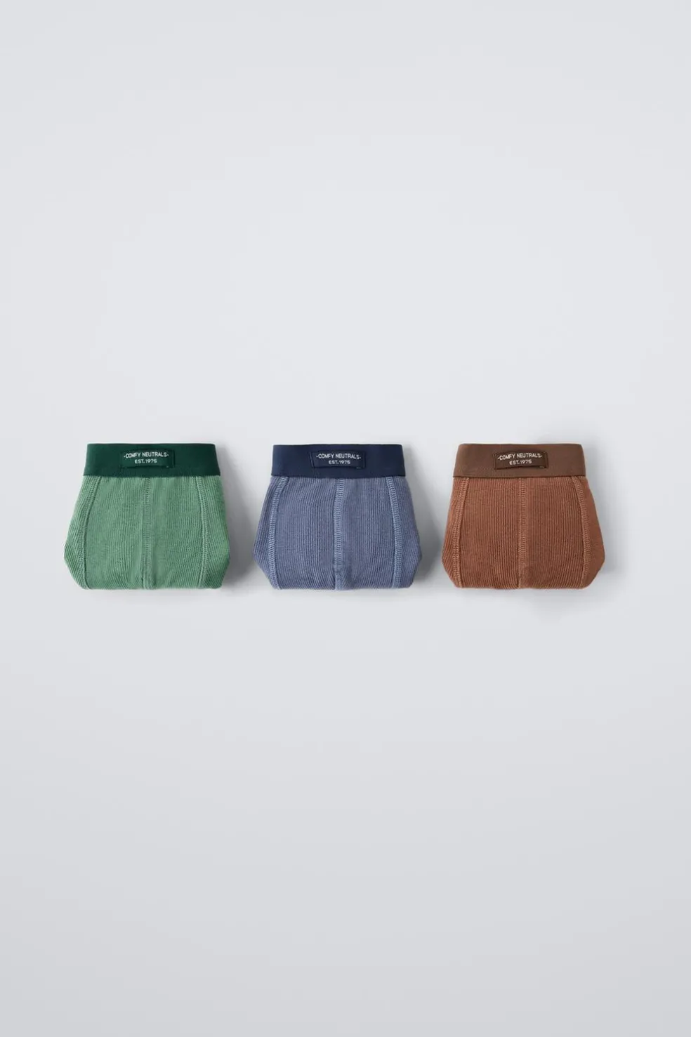 6-14 ANOS/ PACK TRÊS BOXERS RIB ETIQUETA-ZARA Flash Sale