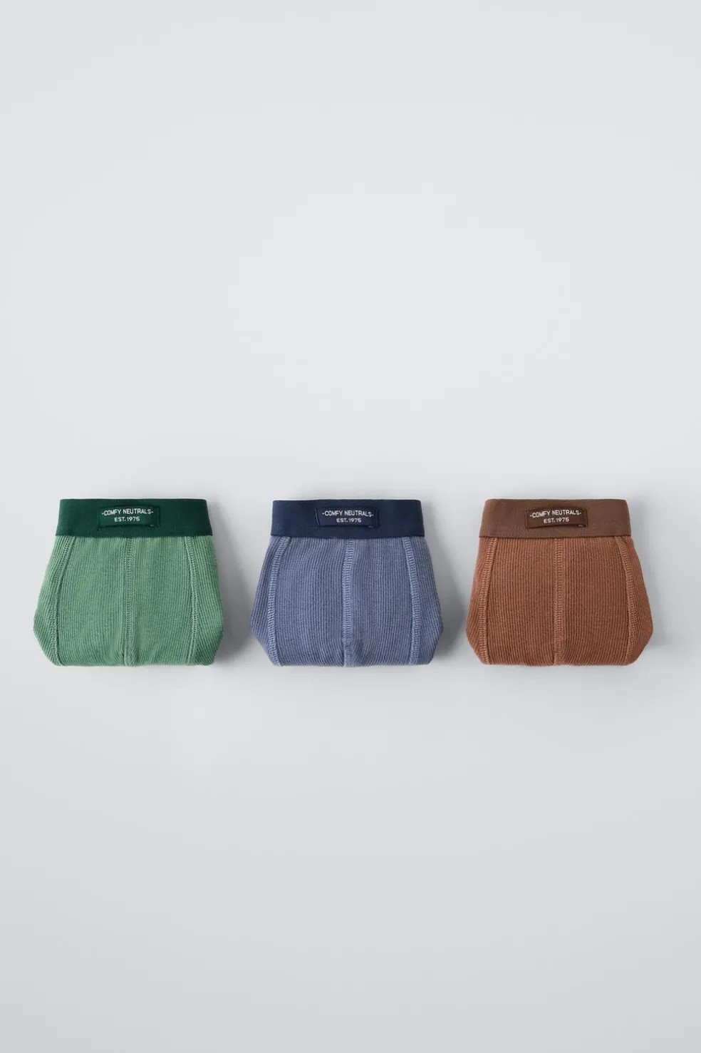 6-14 ANOS/ PACK TRÊS BOXERS RIB ETIQUETA-ZARA Flash Sale