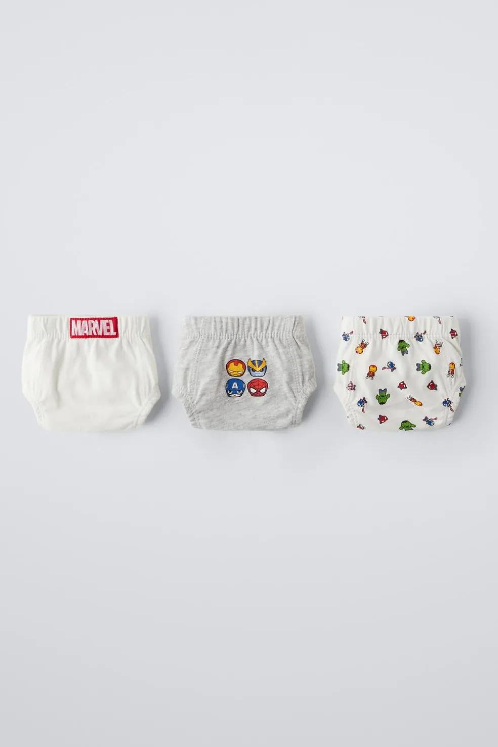 2-6 ANOS/ PACK TRÊS CUECAS AVENGERS © MARVEL-ZARA Clearance