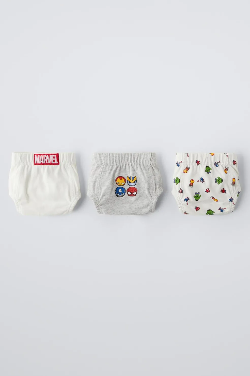 2-6 ANOS/ PACK TRÊS CUECAS AVENGERS © MARVEL-ZARA Clearance