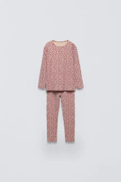 2-6 ANOS/ PIJAMA COM FLORES-ZARA Best Sale