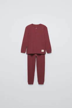 2-6 ANOS/ PIJAMA DE DECOTE DE BOTÕES LISO-ZARA Fashion