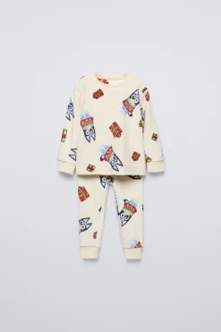 2-6 ANOS/ PIJAMA DE VELUDO BLUEY © LUDO STUDIO-ZARA Flash Sale