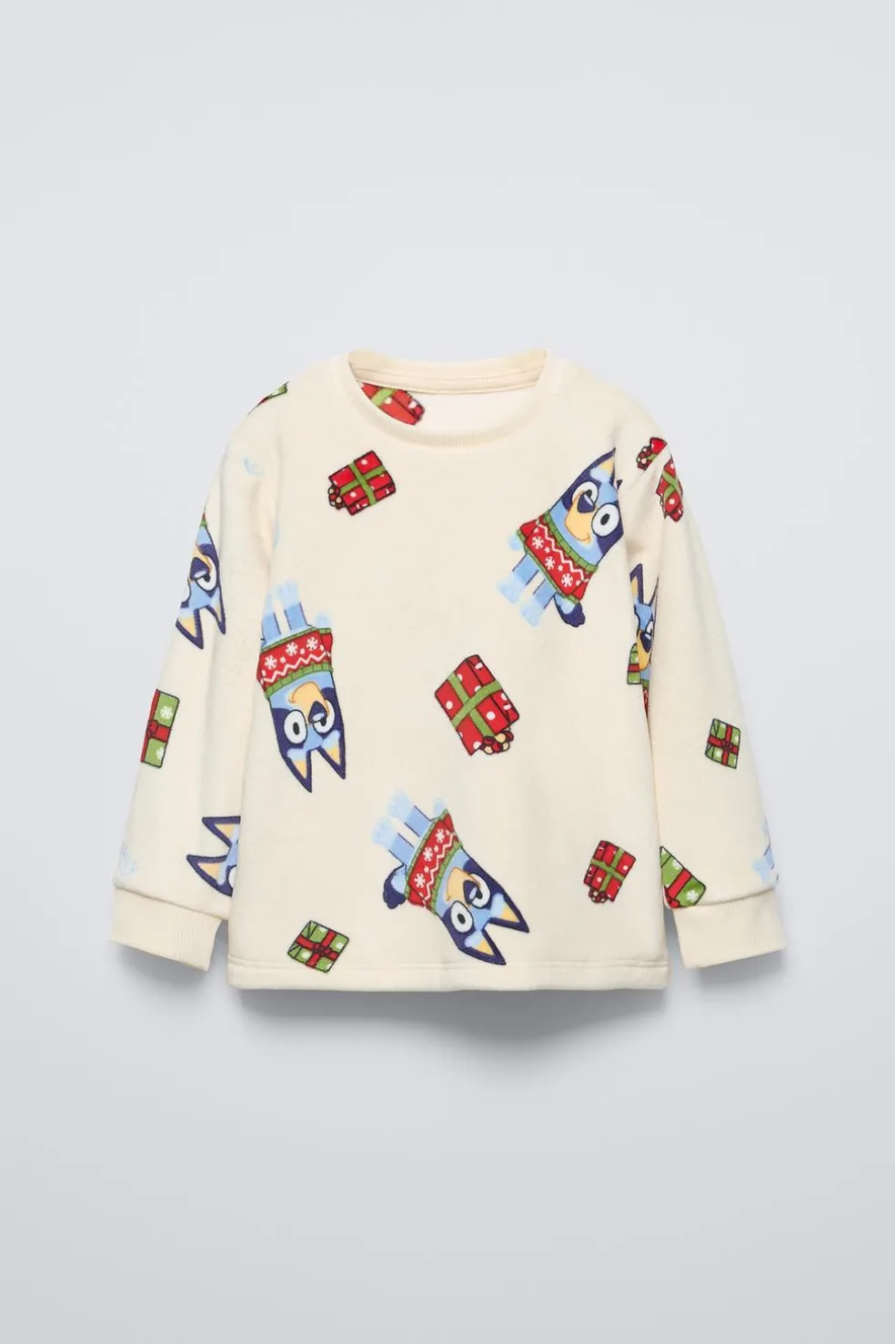 2-6 ANOS/ PIJAMA DE VELUDO BLUEY © LUDO STUDIO-ZARA Flash Sale